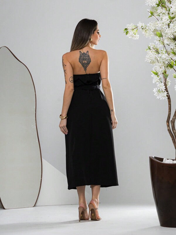 Vestido Midi Feminino Alfaiataria Élégant, www.lojamayze.com.br, www.lojamayze.com