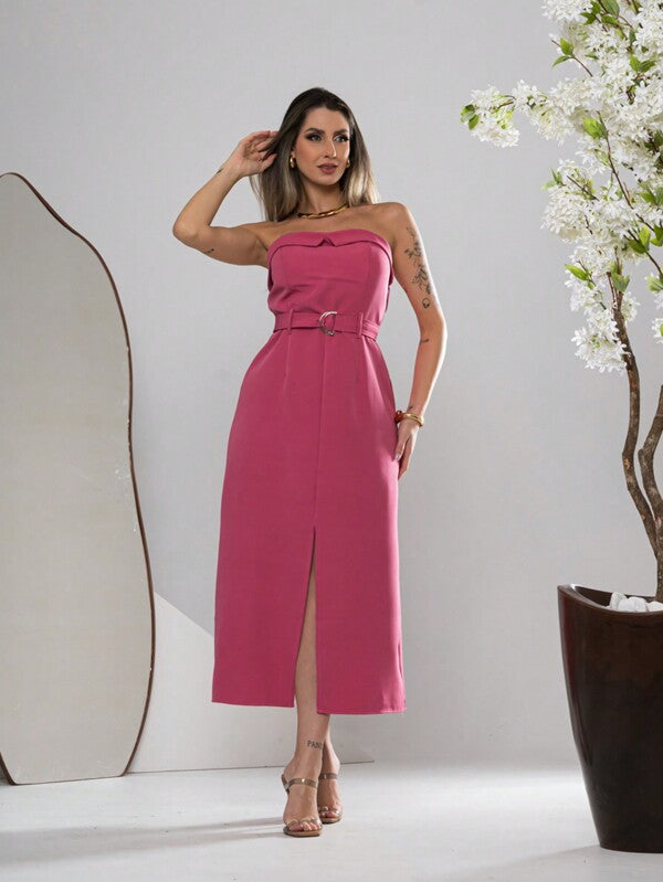 Vestido Midi Feminino Alfaiataria Élégant, www.lojamayze.com.br, www.lojamayze.com