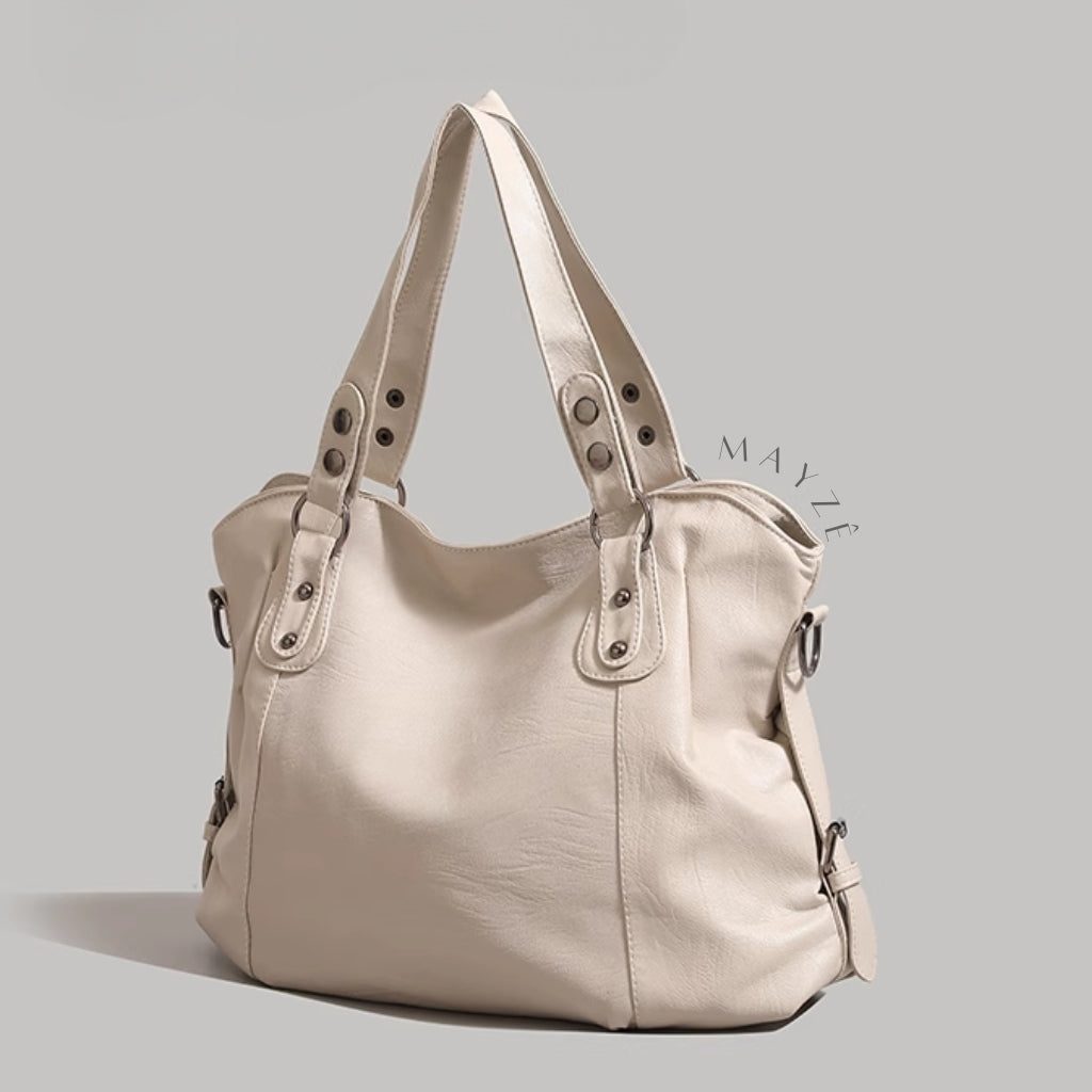 Bolsa Grande de Ombro Marizane, Bolsa Marizane, Marizane, bolsa, bolsa tote bag, tote bag, bolsa grande, bolsa pro dia a dia, bolsa barata, bolsa em promoção, bolsa em conta, bolsa bonita, bolsa de couro, bolsa de ombro, bolsa de mão, bolsa com frete grátis, bolsa com qualidade, bolsa de boa qualidade, mayzê, mayze, lojamayze.com, lojamayze.com.br