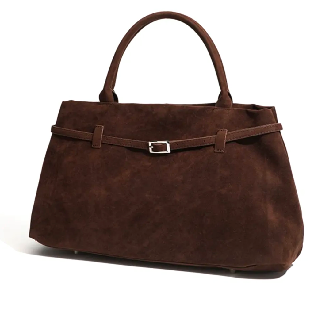 Bolsa Média Camurça Tote Cléo, Loja Mayzê, camurça, bolsa de camurça mayze, lojamayze.com, lojamayze.com.br