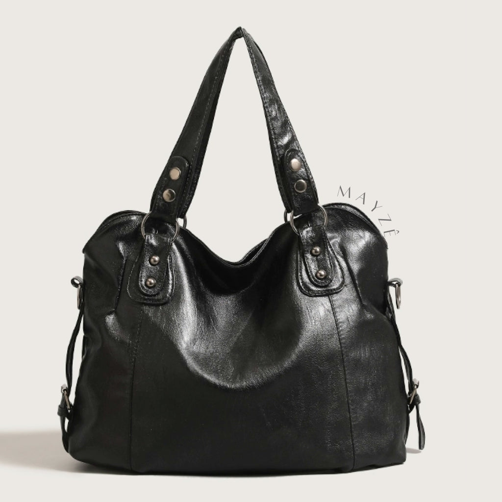 Bolsa Grande de Ombro Marizane, Bolsa Marizane, Marizane, bolsa, bolsa tote bag, tote bag, bolsa grande, bolsa pro dia a dia, bolsa barata, bolsa em promoção, bolsa em conta, bolsa bonita, bolsa de couro, bolsa de ombro, bolsa de mão, bolsa com frete grátis, bolsa com qualidade, bolsa de boa qualidade, mayzê, mayze, lojamayze.com, lojamayze.com.br