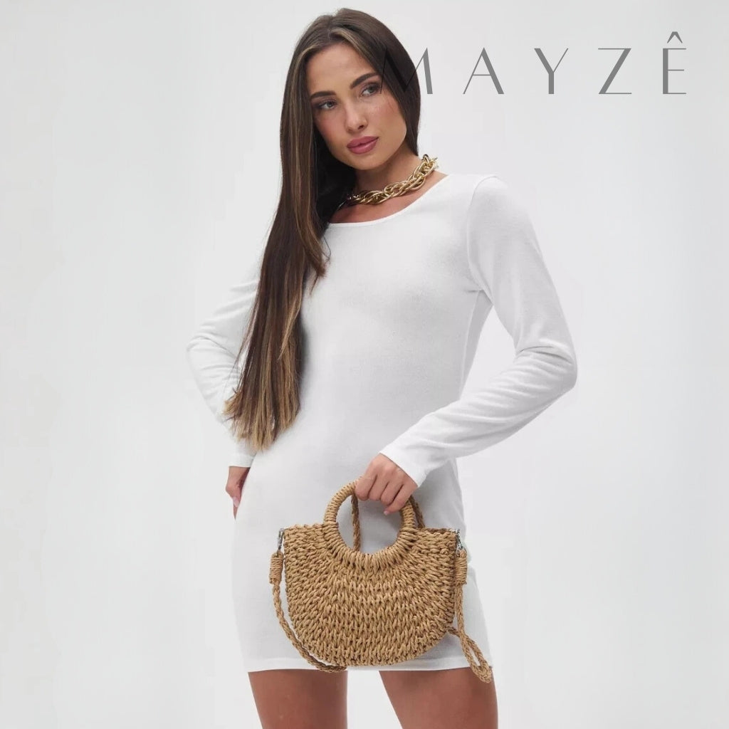 Bolsa de Praia Isa mine, Loja Mayzê, Bolsa Isa, bolsa de palha, bolsa de verão, bolsa da moda, bolsa de praia, bolsa meia-lua, bolsa geométrica, bolsa moda praia, loja mayze, bolsa em promoção, bolsa de verão, lojamayze.com, lojamayze.com.br, loja mayze, Mayzê, mayzeoficial