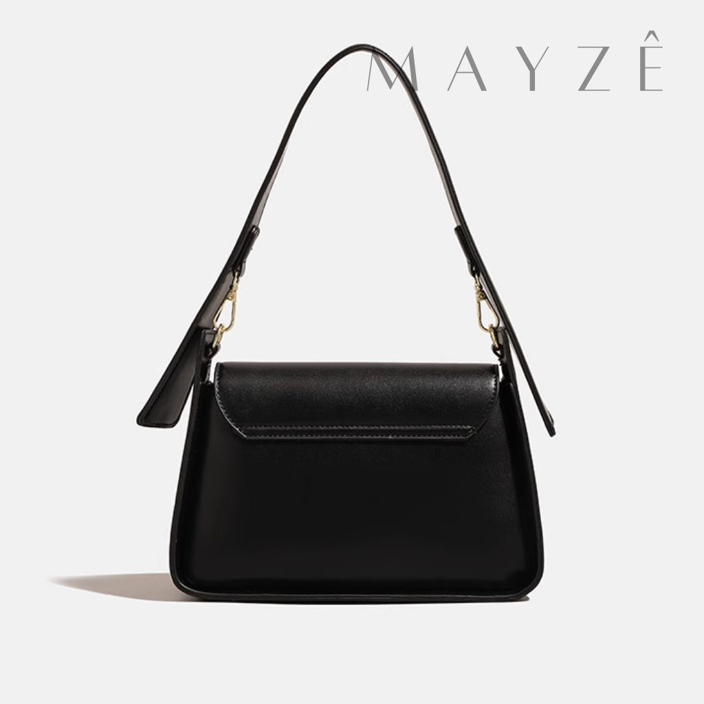 Bolsa de Ombro Minimalista Isabel, Loja Mayzê, Bolsa Isabel, bolsa de grife, bolsa diferente, bolsa em alta, bolsa da moda, bolsa imponente, bolsa de festa, bolsa de mão, bolsa em promoção, bolsa de couro, mayzê, mayze, lojamayze.com, lojamayze.com.br