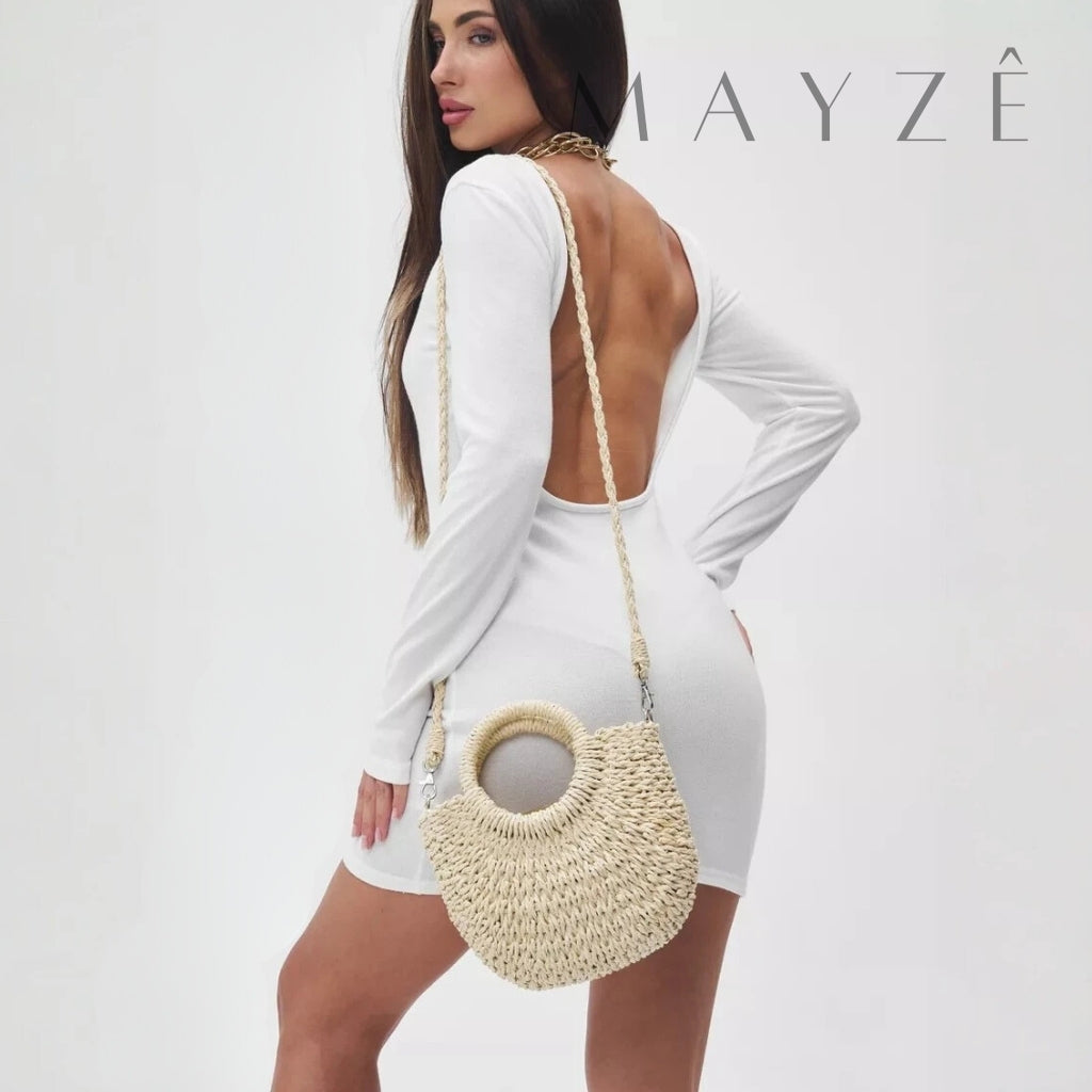 Bolsa de Praia Isa mine, Loja Mayzê, Bolsa Isa, bolsa de palha, bolsa de verão, bolsa da moda, bolsa de praia, bolsa meia-lua, bolsa geométrica, bolsa moda praia, loja mayze, bolsa em promoção, bolsa de verão, lojamayze.com, lojamayze.com.br, loja mayze, Mayzê, mayzeoficial