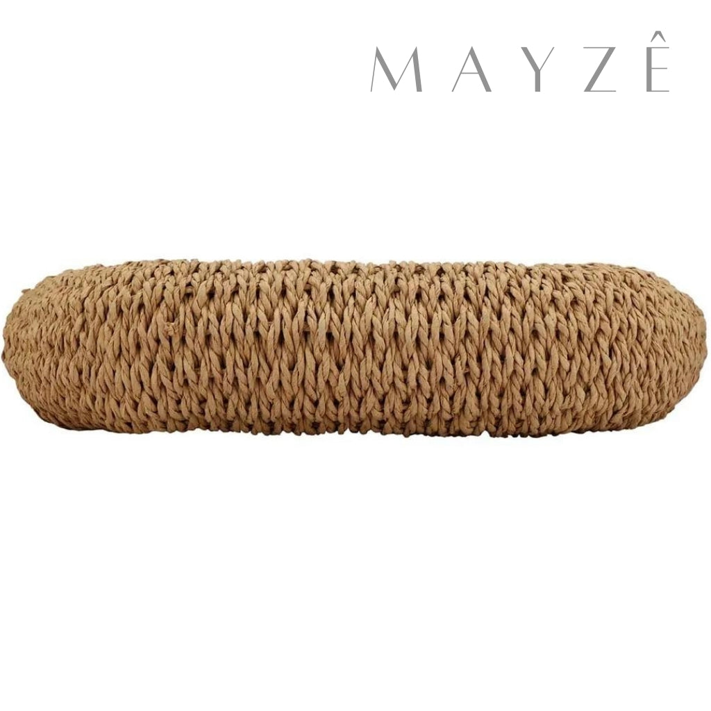 Loja Mayzê, Bolsa Isa, bolsa de palha, bolsa de verão, bolsa da moda, bolsa de praia, bolsa meia-lua, bolsa geométrica, bolsa moda praia, loja mayze, bolsa em promoção, bolsa de verão.