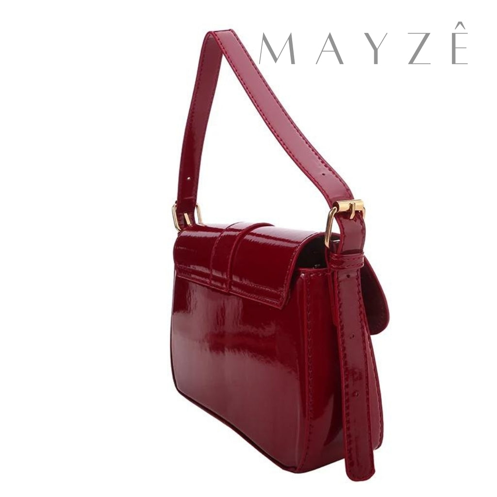 Loja Mayzê, Bolsa Brigite, bolsa de festa, bolsa de couro, bolsa crossbody, bolsa elegante, bolsa de qualidade, bolsa fina, bolsa em promoção, bolsa de cor, mayze