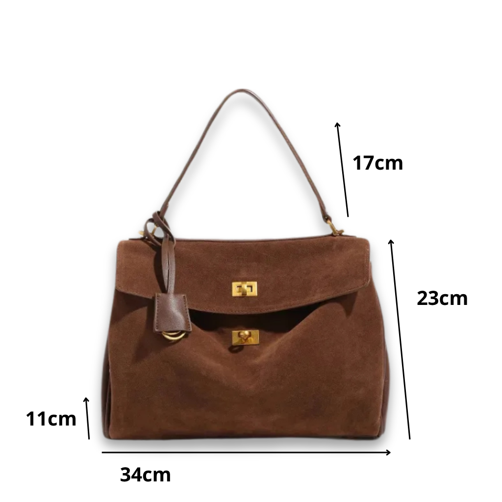 Bolsa Média Tote Camurça Renée, Loja Mayzê, camurça, bolsa de camurça mayze, lojamayze.com, lojamayze.com.br