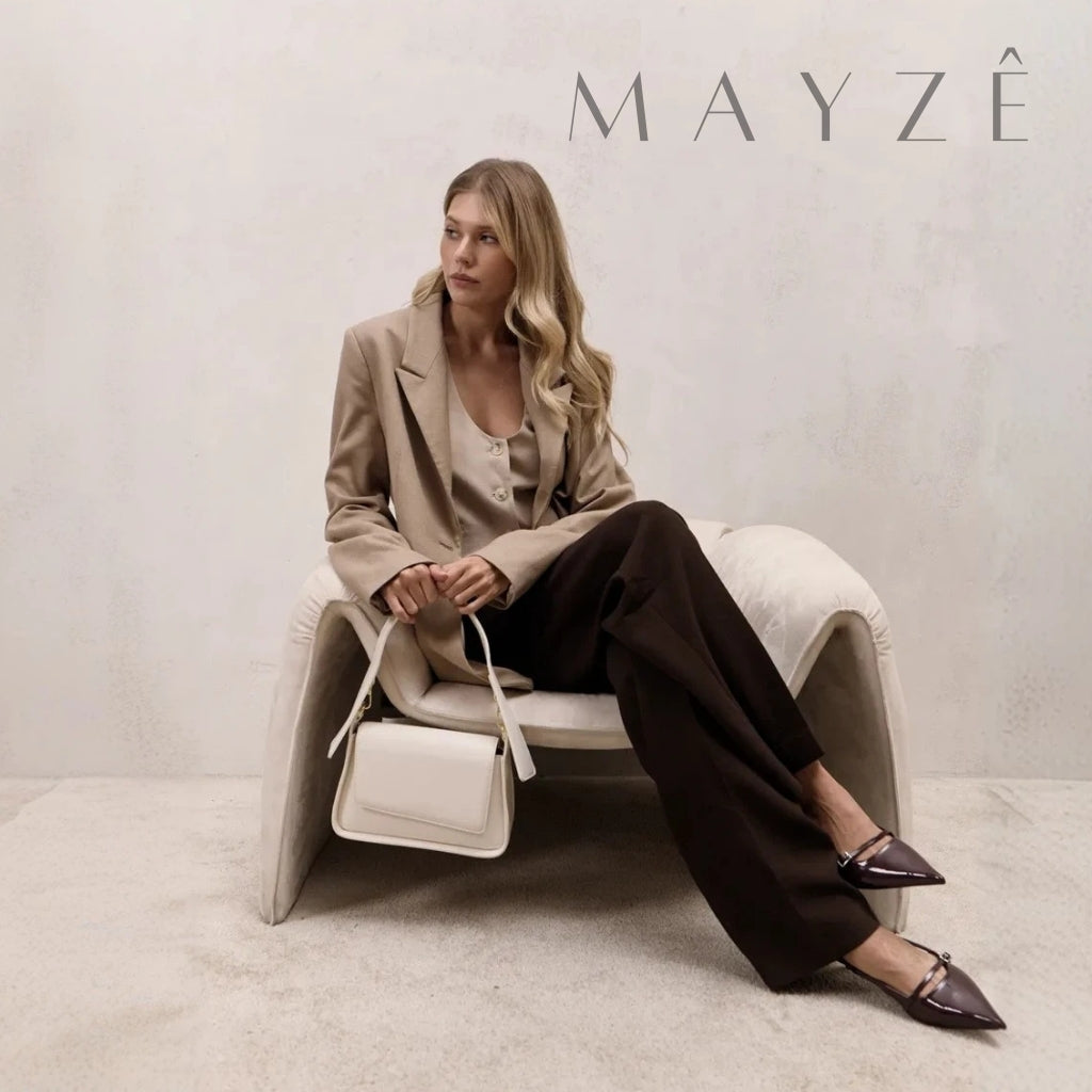 Bolsa de Ombro Minimalista Isabel, Loja Mayzê, Bolsa Isabel, bolsa de grife, bolsa diferente, bolsa em alta, bolsa da moda, bolsa imponente, bolsa de festa, bolsa de mão, bolsa em promoção, bolsa de couro, mayzê, mayze, lojamayze.com, lojamayze.com.br