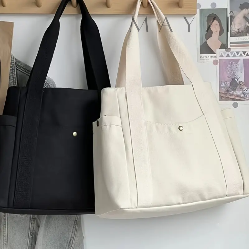 Loja Mayzê, Bolsa Tais, bolsa grande, bolsa tote bag, bolsa bonita, bolsa barata, bolsa preta, bolsa branca, bolsa de tecido