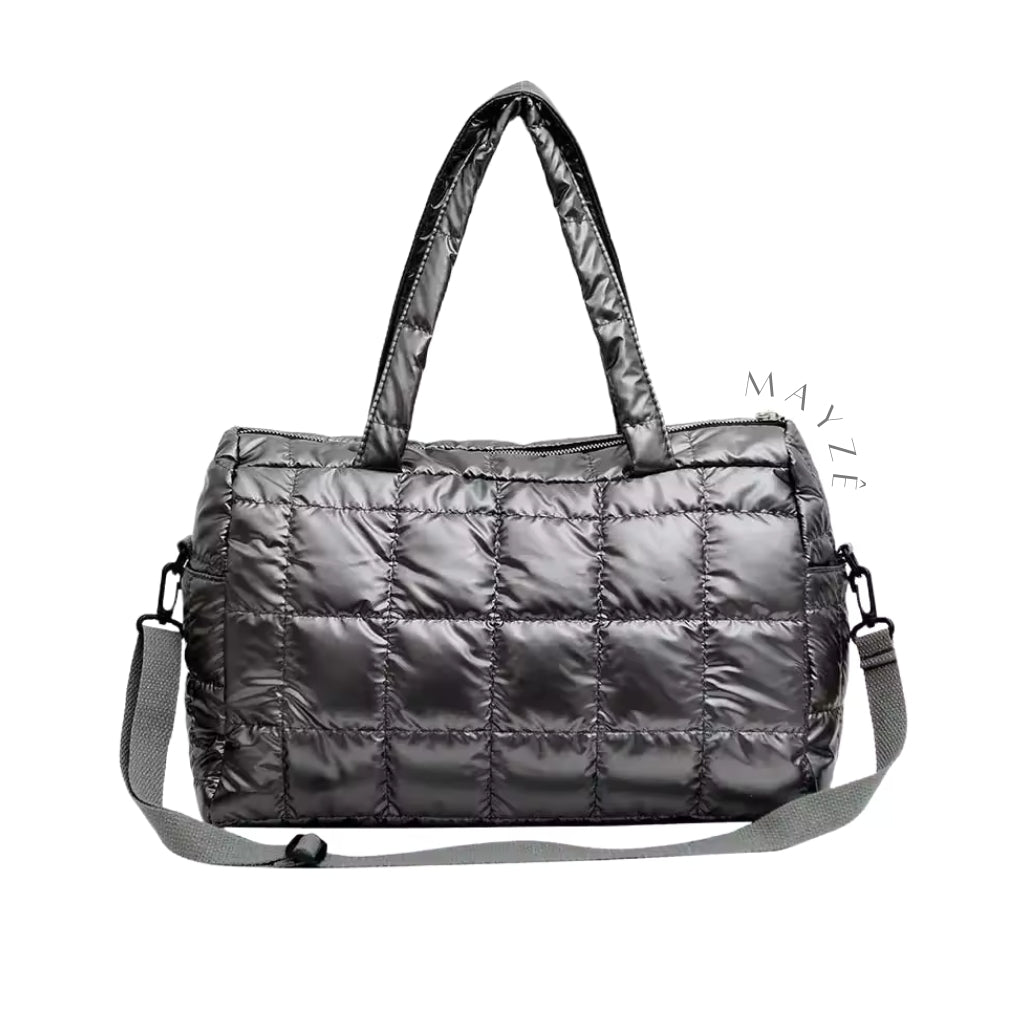 Bolsa Feminina Acolchoada Helena, loja Mayzê, Bolsa Helena, bolsa macia, bolsa de nylon, bolsa soft, bolsa de qualidade, bolsa grande, bolsa de ombro, bolsa de mão, bolsa em promoção, mayzê, mayze, www.lojamayze.com.br, www.lojamayze.com