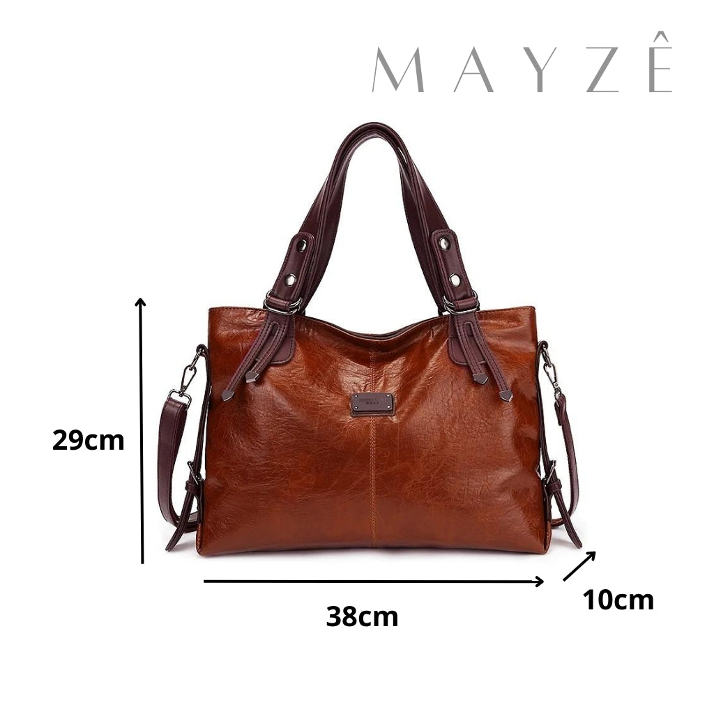 Loja Mayzê, Bolsa Desirée, Bolsa tote bag, tote bag, bolsa espaçosa, bolsa de grife, bolsa de luxo, bolsa grande, bolsa feminina, bolsa em promoção, bolsa para o dia-a-dia, mayzê, mayze, bolsa de couro