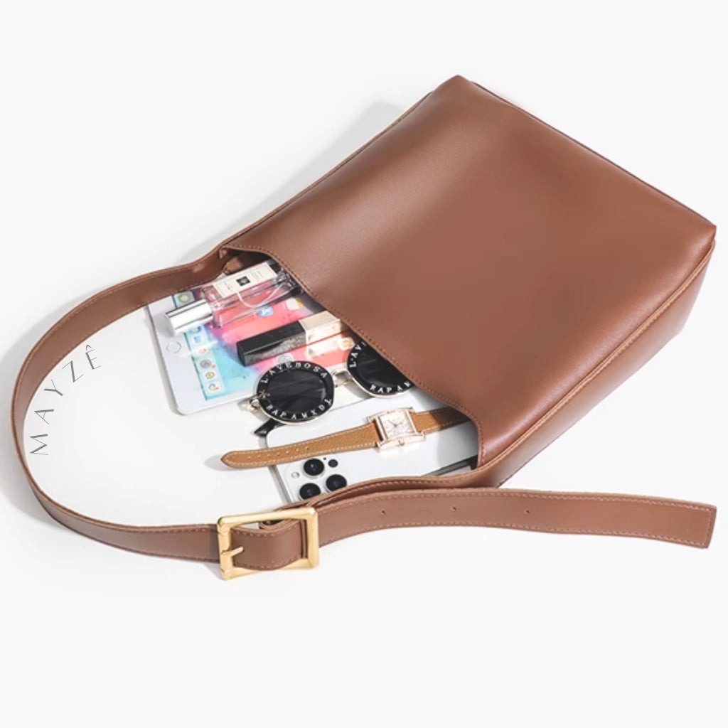 Bolsa de Couro Média Theresa, Loja Mayzê, Bolsa Theresa, bolsa grande, bolsa tote bag, bolsa espaçosa, bolsa de couro, bolsa em promoção, bolsa feminina, loja mayze, lojamayze.com.br, lojamayze.com