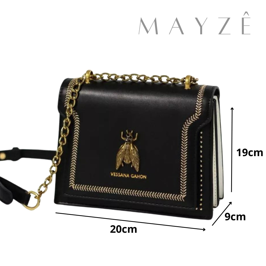 Loja Mayzê, Bolsa Renata, bolsa abelha, bolsa de grife, bolsa de luxo, bolsa em alta, bolsa em promoção, bolsa crossbody, bolsa de ombro, bolsa tiracolo, mayzê, mayze