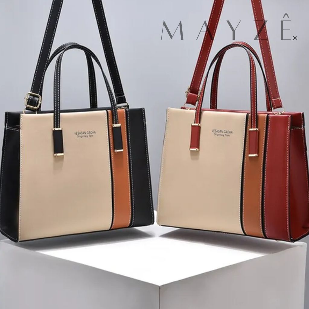 Loja Mayzê, Bolsa Antonella, bolsa grande, bolsa feminina, bolsa espaçosa, bolsa para o dia a dia, bolsa elegante, bolsa em promoção
