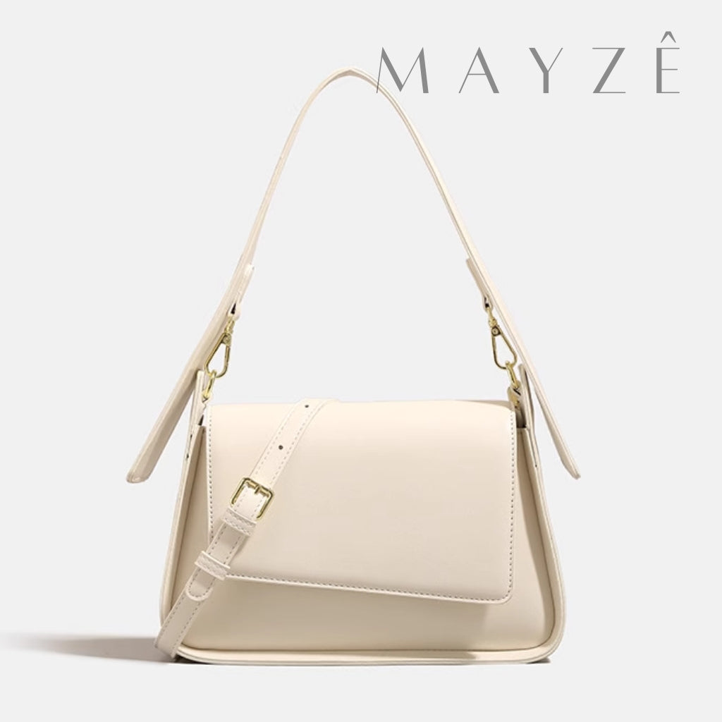 Bolsa de Ombro Minimalista Isabel, Loja Mayzê, Bolsa Isabel, bolsa de grife, bolsa diferente, bolsa em alta, bolsa da moda, bolsa imponente, bolsa de festa, bolsa de mão, bolsa em promoção, bolsa de couro, mayzê, mayze, lojamayze.com, lojamayze.com.br