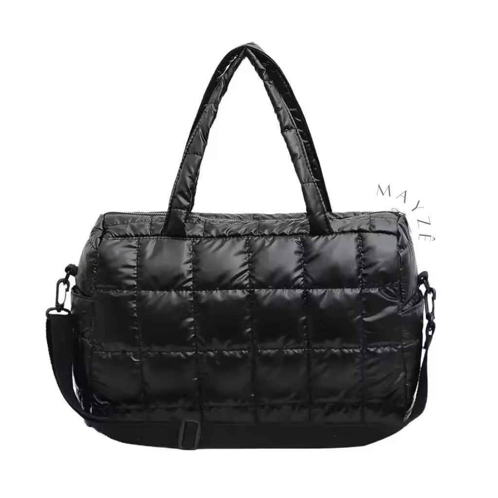 Bolsa Feminina Acolchoada Helena, loja Mayzê, Bolsa Helena, bolsa macia, bolsa de nylon, bolsa soft, bolsa de qualidade, bolsa grande, bolsa de ombro, bolsa de mão, bolsa em promoção, mayzê, mayze, www.lojamayze.com.br, www.lojamayze.com