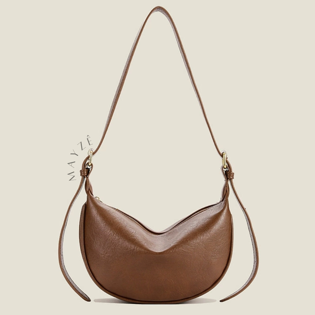 Loja Mayzê, Bolsa Vanessa, Bolsa de couro, bolsa chique, bolsa elegante, bolsa vintage, bolsa versátil, bolsa espaçosa, bolsa tiracolo, bolsa em promoção. loja mayze, lojamayze.com.br, lojamayze.com