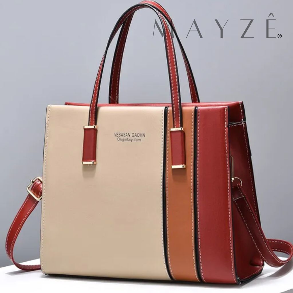 Loja Mayzê, Bolsa Antonella, bolsa grande, bolsa feminina, bolsa espaçosa, bolsa para o dia a dia, bolsa elegante, bolsa em promoção