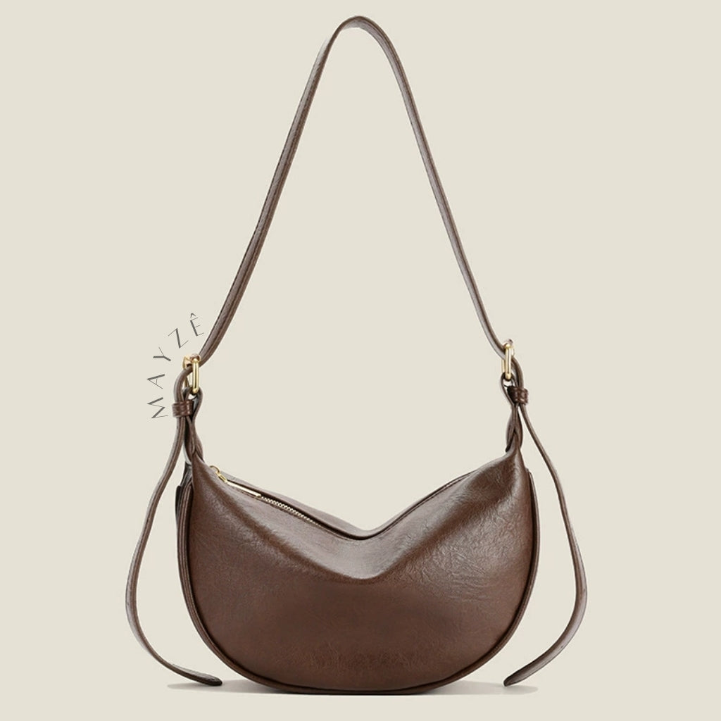 Loja Mayzê, Bolsa Vanessa, Bolsa de couro, bolsa chique, bolsa elegante, bolsa vintage, bolsa versátil, bolsa espaçosa, bolsa tiracolo, bolsa em promoção. loja mayze, lojamayze.com.br, lojamayze.com