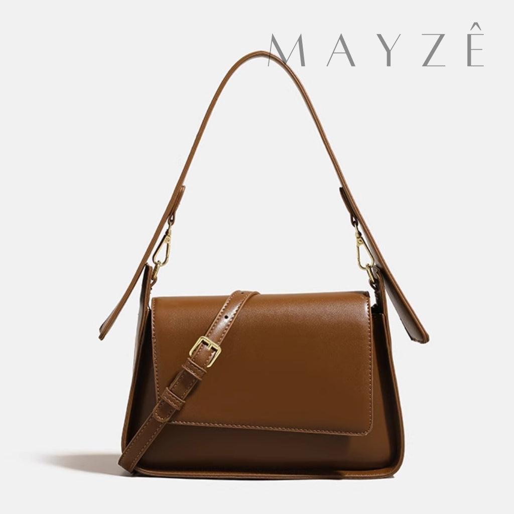 Bolsa de Ombro Minimalista Isabel, Loja Mayzê, Bolsa Isabel, bolsa de grife, bolsa diferente, bolsa em alta, bolsa da moda, bolsa imponente, bolsa de festa, bolsa de mão, bolsa em promoção, bolsa de couro, mayzê, mayze, lojamayze.com, lojamayze.com.br