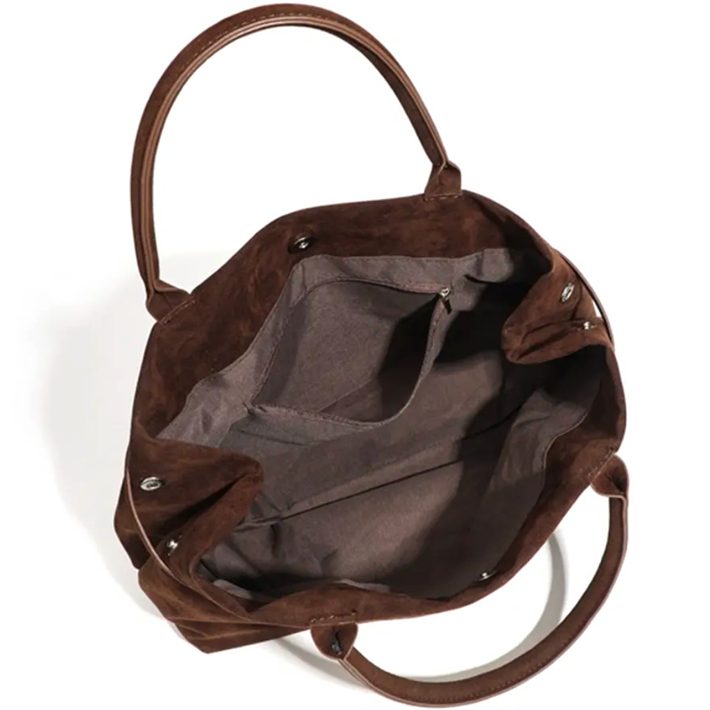 Bolsa Média Camurça Tote Cléo, Loja Mayzê, camurça, bolsa de camurça mayze, lojamayze.com, lojamayze.com.br