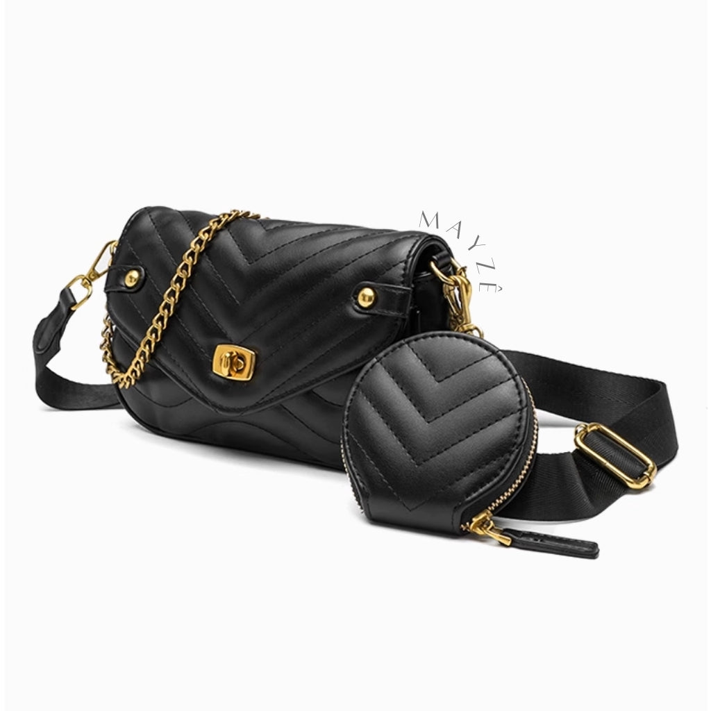 Bolsa Matelassê Tiracolo Flávia, Loja Mayzê, Bolsa Flávia, bolsa bonita, bolsa da moda, bolsa do dia a dia, bolsa de grife, bolsa com bolsinha, bolsa na promoção, loja mayze, lojamayze.com.br, lojamayze.com