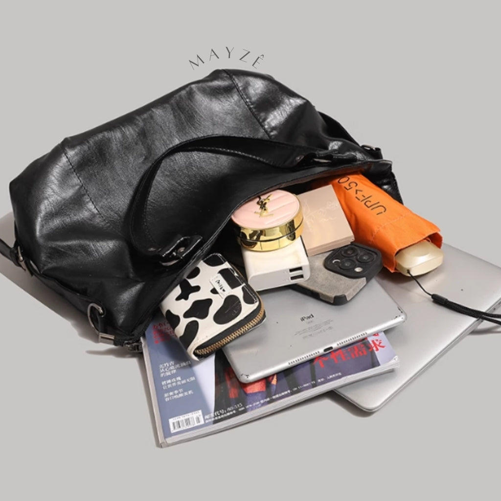 Bolsa Grande de Ombro Marizane, Bolsa Marizane, Marizane, bolsa, bolsa tote bag, tote bag, bolsa grande, bolsa pro dia a dia, bolsa barata, bolsa em promoção, bolsa em conta, bolsa bonita, bolsa de couro, bolsa de ombro, bolsa de mão, bolsa com frete grátis, bolsa com qualidade, bolsa de boa qualidade, mayzê, mayze, lojamayze.com, lojamayze.com.br