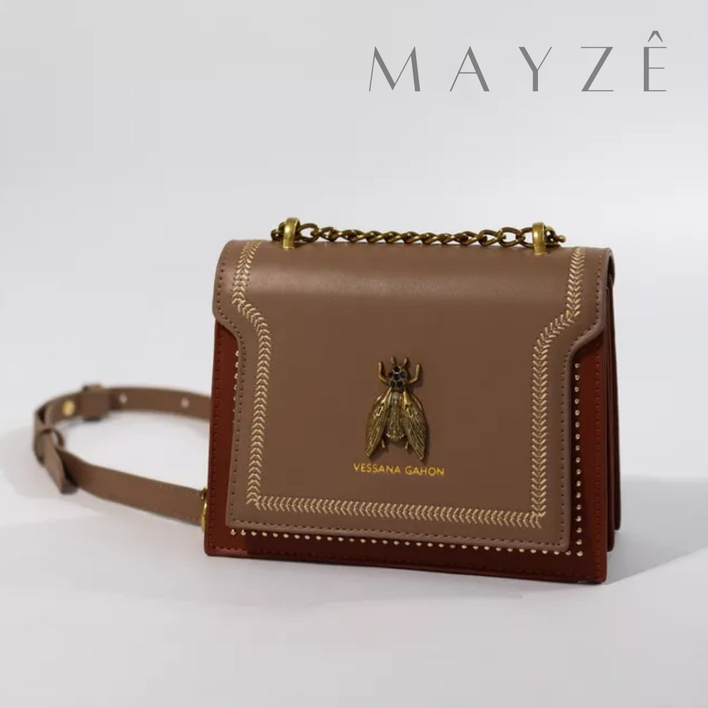 Loja Mayzê, Bolsa Renata, bolsa abelha, bolsa de grife, bolsa de luxo, bolsa em alta, bolsa em promoção, bolsa crossbody, bolsa de ombro, bolsa tiracolo, mayzê, mayze