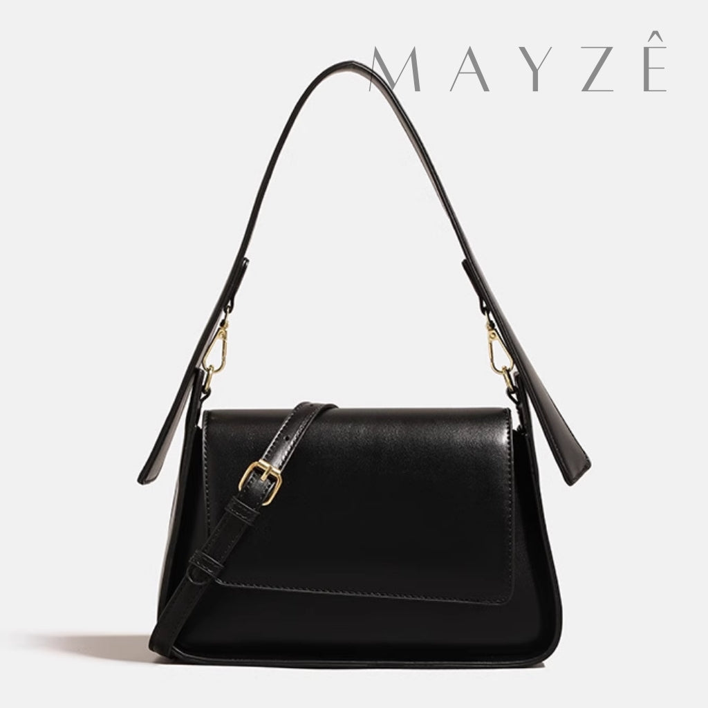 Bolsa de Ombro Minimalista Isabel, Loja Mayzê, Bolsa Isabel, bolsa de grife, bolsa diferente, bolsa em alta, bolsa da moda, bolsa imponente, bolsa de festa, bolsa de mão, bolsa em promoção, bolsa de couro, mayzê, mayze, lojamayze.com, lojamayze.com.br