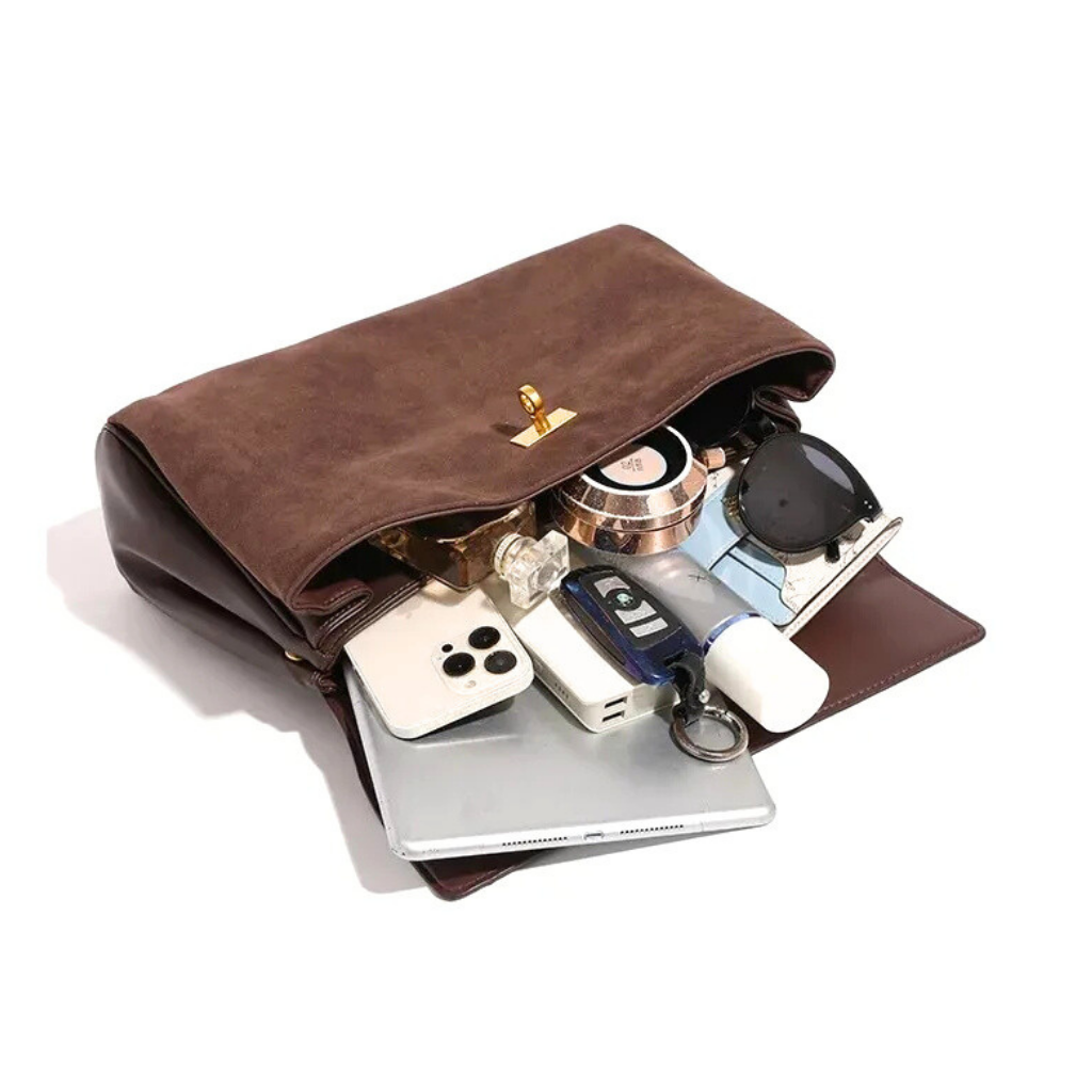 Bolsa Média Tote Camurça Renée, Loja Mayzê, camurça, bolsa de camurça mayze, lojamayze.com, lojamayze.com.br