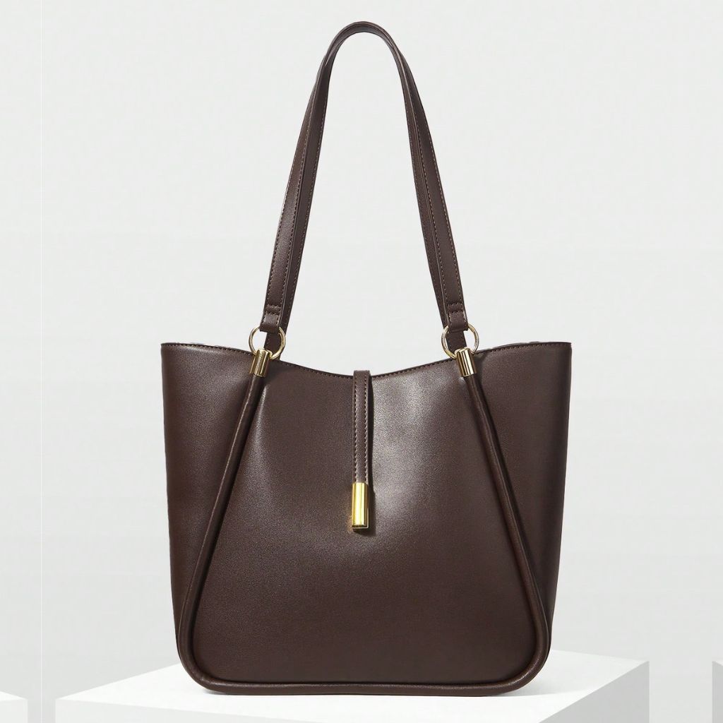 Bolsa Feminina Casual Toque Dourado Anahí, Loja Mayzê, www.lojamayze.com.br