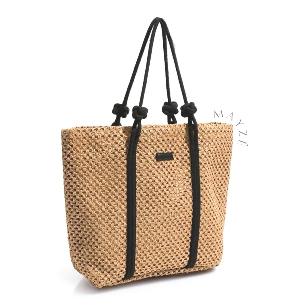 Bolsa Praia Grande Refinada Marisa, Loja Mayzê, Bolsa marisa, bolsa de palha, bolsa de verão, bolsa da moda, bolsa de praia, bolsa grande, bolsa espaçosa, bolsa tote bag, bolsa moda praia, loja mayze, bolsa em promoção, bolsa de verão, www.lojamayze.com.br,www.lojamayze.com