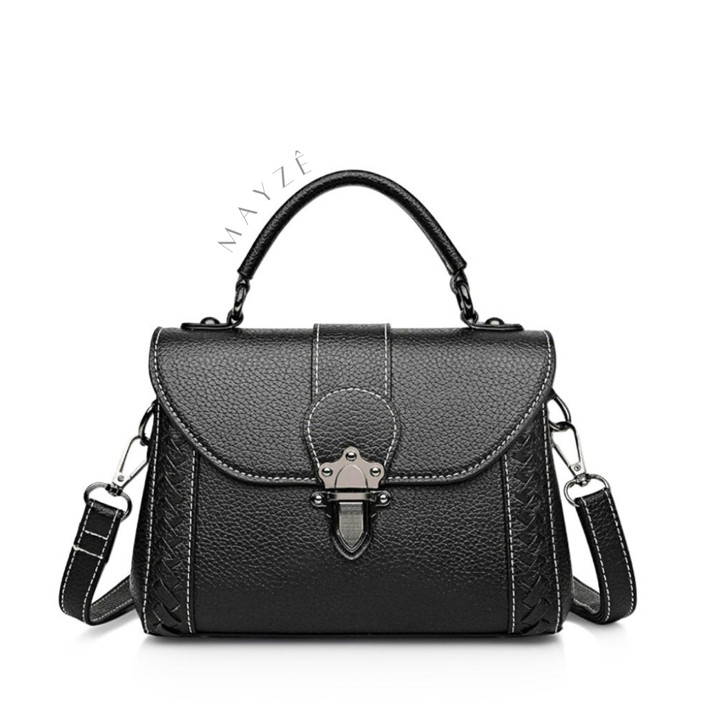 Bolsa Couro Legítimo Tiracolo Cátia, Loja Mayzê, Bolsa Cátia, bolsa de mão, bolsa de couro, bolsa feminina, bolsa crossbody, bolsa tiracolo, mayze, lojamayze.com, lojamayze.com.br