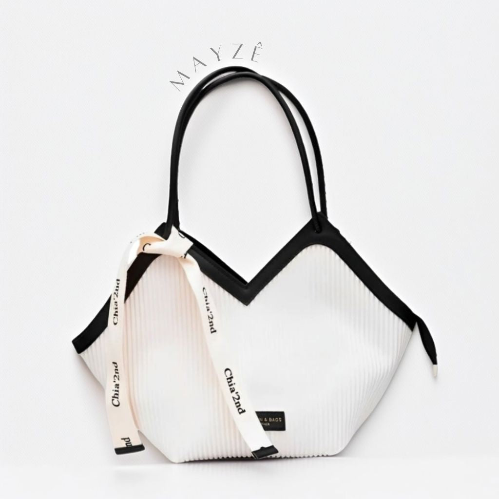 Bolsa Tote Média Virginia™ Bolsa Virginia Mayzê Branca