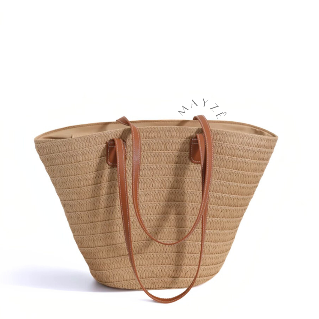 Bolsa Média de Praia em Ráfia Yara, Loja Mayzê, Bolsa Yara, bolsa de palha, bolsa de verão, bolsa da moda, bolsa de praia, bolsa grande, bolsa espaçosa, bolsa tote bag, bolsa moda praia, loja mayze, bolsa em promoção, bolsa de verão, www.lojamayze.com.br,www.lojamayze.com