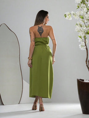 Vestido Midi Feminino Alfaiataria Élégant, www.lojamayze.com.br, www.lojamayze.com