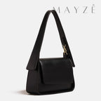 Bolsa de Ombro Minimalista Isabel, Loja Mayzê, Bolsa Isabel, bolsa de grife, bolsa diferente, bolsa em alta, bolsa da moda, bolsa imponente, bolsa de festa, bolsa de mão, bolsa em promoção, bolsa de couro, mayzê, mayze, lojamayze.com, lojamayze.com.br