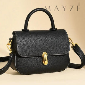 Loja Mayzê, Bolsa Jennifer, bolsa de couro legítimo, bolsa de couro, bolsa simples, bolsa elegante, bolsa versátil, bolsa elegante, bolsa para compor look, bolsa retrô, bolsa em promoção, mayzê, mayze