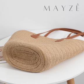 Bolsa Média de Praia em Ráfia Yara, Loja Mayzê, Bolsa Yara, bolsa de palha, bolsa de verão, bolsa da moda, bolsa de praia, bolsa grande, bolsa espaçosa, bolsa tote bag, bolsa moda praia, loja mayze, bolsa em promoção, bolsa de verão, www.lojamayze.com.br,www.lojamayze.com