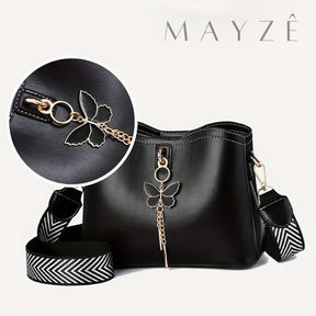 Loja Mayzê, Bolsa Charlotte, bolsa grande, bolsa crossbody, bolsa tiracolo, bolsa de ombro, bolsa espaçosa, bolsa da moda, bolsa do dia a dia, loja mayze