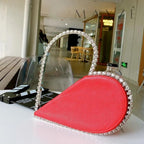 Loja Mayzê, Bolsa Giovana, bolsa feminina, bolsa de festa, bolsa de mão, bolsa clunch, bolsa coração, bolsa diamante, bolsa em alta, bolsa da moda, bolsa em promoção, mayzê, mayze