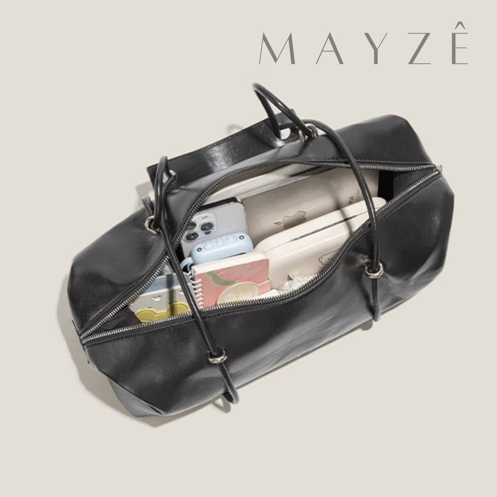 Loja Mayzê, Bolsa Ayumi, bolsa baguetti, bolsa de boston, bolsa de grife, bolsa de luxo, bolsa em alta, bolsa feminina, bolsa de couro, bolsa elegante, bolsa famosa, bolsa da influencer, bolsa em promoção, mayze, lojamayze.com, lojamayze.com.br