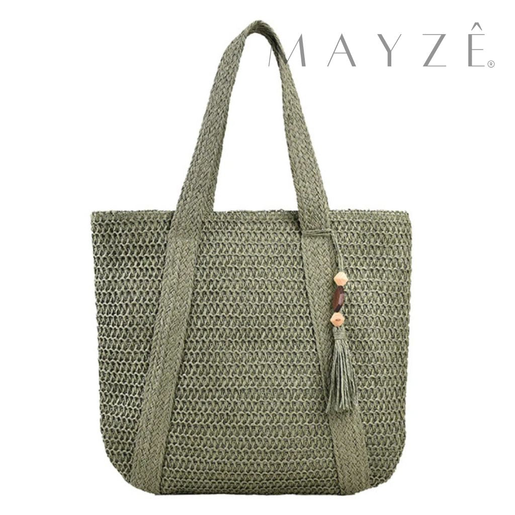 Loja Mayzê, Bolsa Lúara, bolsa espaçosa, bolsa grande, tote bag, bolsa de palha, bolsa de verão, bolsa feminina, bolsa moda praia, loja mayze, bolsa na promoção, bolsa elegante, bolsa versátil, loja mayzê oficial, loja mayzê confiável