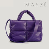 Bolsa Puffer Grande Thalya, Loja Mayzê, Bolsa Thalya, Bolsa soft, bolsa elegante, bolsa moderna, bolsa chique, bolsa européia, bolsa de luxo, bolsa de frio, bolsa confortável, bolsa em promoção, bolsa de material alcochoado, mayze, mayzê