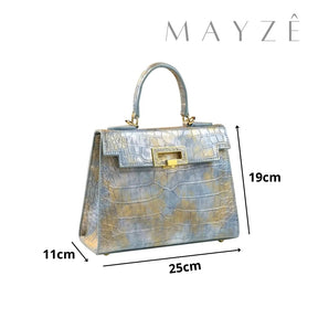 Bolsa Couro Legítimo Crocodilo Marilyn, Loja Mayzê Oficial, Loja Mayzê, Mayzê, Mayze, Bolsa Couro Legítimo  bolsa de couro, bolsa de couro genuíno, bolsa de mão, bolsa tiracolo, bolsa crossbody, bolsa de luxo, bolsa de grife, bolsa em promoção, lojamayze.com, lojamayze.com.br