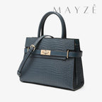 Loja Mayzê Oficial, Loja Mayzê, Mayzê, Mayze, Bolsa Couro Legítimo Crocodilo Claire, bolsa de couro, bolsa de couro genuíno, bolsa de mão, bolsa tiracolo, bolsa crossbody, bolsa de luxo, bolsa de grife, bolsa em promoção, lojamayze.com, lojamayze.com.br