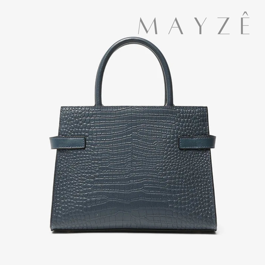 Loja Mayzê Oficial, Loja Mayzê, Mayzê, Mayze, Bolsa Couro Legítimo Crocodilo Claire, bolsa de couro, bolsa de couro genuíno, bolsa de mão, bolsa tiracolo, bolsa crossbody, bolsa de luxo, bolsa de grife, bolsa em promoção, lojamayze.com, lojamayze.com.br