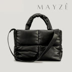 Bolsa Puffer Média Thalya, Loja Mayzê, Bolsa Thalya, Bolsa soft, bolsa elegante, bolsa moderna, bolsa chique, bolsa européia, bolsa de luxo, bolsa de frio, bolsa confortável, bolsa em promoção, bolsa de material alcochoado, mayze, mayzê