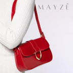Loja Mayzê, Bolsa Brigite, bolsa de festa, bolsa de couro, bolsa crossbody, bolsa elegante, bolsa de qualidade, bolsa fina, bolsa em promoção, bolsa de cor, mayze