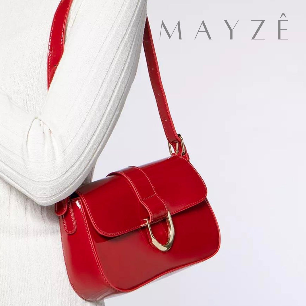 Loja Mayzê, Bolsa Brigite, bolsa de festa, bolsa de couro, bolsa crossbody, bolsa elegante, bolsa de qualidade, bolsa fina, bolsa em promoção, bolsa de cor, mayze
